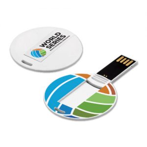 Promotional Mini Round Shaped Card USB
